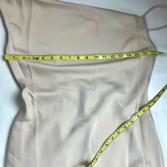 Anthropologie BHLD August Satin Charmeuse Midi Dress - Picture 11 of 15